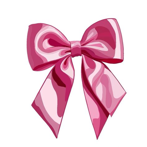 Aesthetic Bow Wallpaper, Pink Bow Painting, Bow Icon, Gem Logo, Bow Logo, Bow Sticker, Bow Drawing, Cartoon Bow, Pink Canvas Art