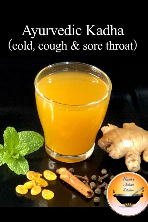 herbal tea for cold cough and sore throat Cough Tea Recipes, Best Drink For Sore Throat, Sore Throat Hot Drink, Food For A Sore Throat, Tea For Colds Sore Throat, Clove Tea For Cough, Dry Sore Throat Home Remedies, Kadha For Cold And Cough, Meals For Sore Throat