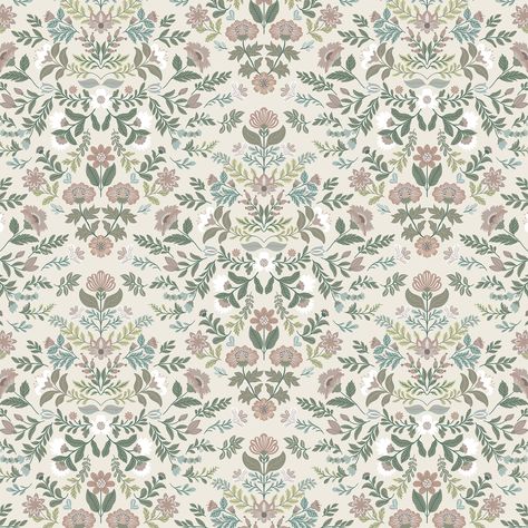 Floral Trellis Wallpaper, Non Toxic Wallpaper, North And Finch Wallpaper, Kitchens With Wallpaper, Real Wallpaper, Cottage Core Wallpaper, Savannah House, Wildflower Wallpaper, Colonial Cottage