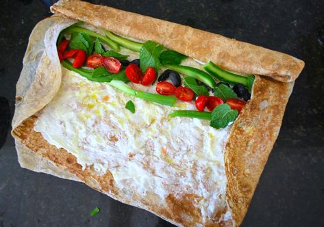 The Ultimate Labneh Sandwich    "How to make a Labneh sandwich?". "How to eat Labne?". "What is Labni?". These are few of the google sear... Arabic Food, Wrap Sandwiches, Week Meal Plan, Flatbread, Indian Food Recipes, Health Food, Food Videos, Keto Recipes, Meal Planning