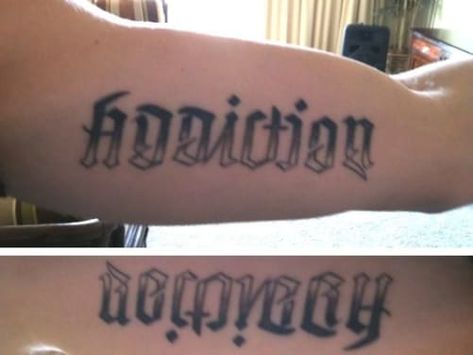 Anonymous Tattoo, Aa Tattoos, Ambigram Tattoo, Recovering Addict, Celebrate Recovery, Inked Magazine, First Tattoo, Tattoo Styles, Tattoos With Meaning