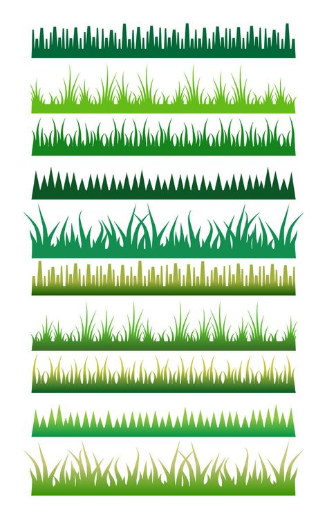 10 grass borders / page divider clipart images for personal and commercial use! This tall green grass graphics set includes a variety of grass borders that would be perfect in projects related to spring, summer, nature, or the outdoors! The set includes 5 styles of grass. Each style comes in a solid color and a gradient color (with the grass direction flipped for the gradient versions). ▼ This would pair very well with my Colorful Flowers Clipart: ▼ https://www.etsy.com/listing/542318717/16-flow Grass Printable, Divider Clipart, Grass Clipart, Grass Drawing, Woodland Clipart, Page Dividers, Grass Wallpaper, Photo Frame Wallpaper, Spring Clipart