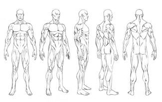 FRONT/ BACK  CLOTHED NORM Character Turn Around Template, Character Design Male Turn Around, Body Turn Around Drawing, Male Body Turnaround, Character Design Template Art, Human Turnaround, Character Turnaround Template, Body Turnaround Reference, Character Turnaround Male