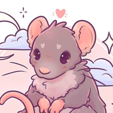 Rat Pfp Drawing, Rats Cute Drawing, Mouse Oc Drawing, Kawaii Mouse Drawing, Rat Art Cute, Rat Cute Drawing, Mouse Oc Art, Rat Face Drawing, How To Draw Rats