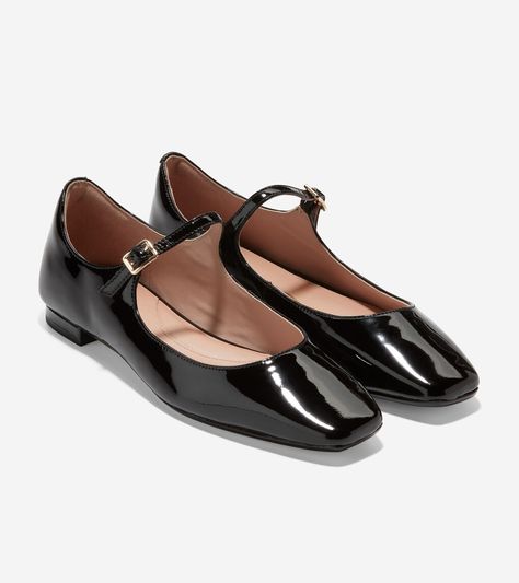 Leather Shoe Care, Transitional Outfits, Shiny Shoes, Mary Jane Ballet Flats, Oxford Sneakers, Transition Outfits, Cole Haan Women, Ropa Diy, Mary Jane Flats