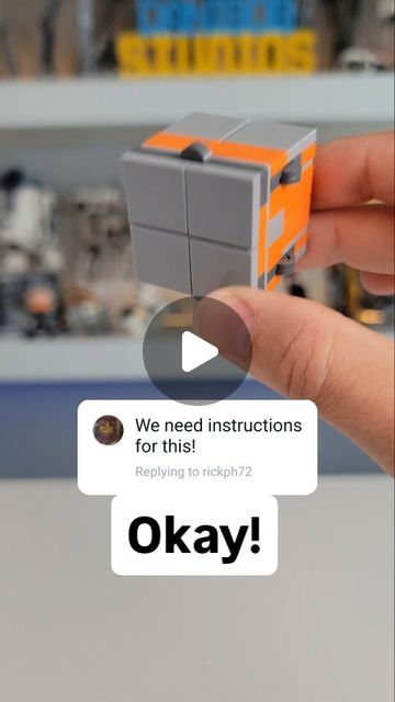 Danibob Studios on Instagram: "How to build LEGO Infinity Cube 
Parts list:
X8 brackets 
X8 Hinges 
X8 1x2 tiles 
X8 2x2 tiles 
X24 1x2 plates 

#legobuild #legofidget #legotips #legohacks #legofan" Lego Valentine Ideas, Lego Houses Ideas, Lego Infinity Cube, Lego Build Ideas, Cool Lego Ideas, Lego House Ideas, Infinity Cube, Lego Mosaic, Lego House