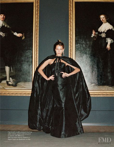 An evening at the museum in Vogue Netherlands with Bella Hadid wearing Christian Dior - (ID:59133) - Fashion Editorial | Magazines | The FMD Bella Model, Vogue Netherlands, Museum Fashion, Valentino Haute Couture, Valentino Couture, Avant Garde Fashion, Vogue Russia, Famous Models, Vogue Korea