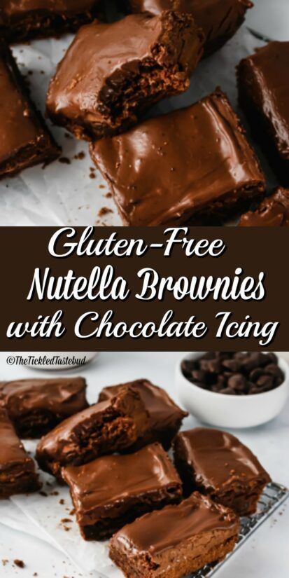 Nutella Fudge, Vegan Nutella, Nutella Brownies, Homemade Nutella, Gluten Free Brownies, Delicious Brownies, Special Diet, Chocolate Hazelnut Spread, Brownies Recipe Easy