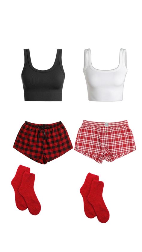 #outfits #pjs #christmas #matching #red #sleepover Sleepover Outfit Ideas Pjs, Matching Pjs For Besties, Best Friend Matching Christmas Pjs, Birthday Matching Outfits Friends, Matching Pjs Friends Birthday, Autumn Sleepover, Twin Christmas Outfits, Sleepover Pjs