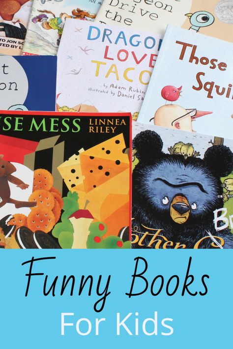 12 Funny Story Books for Kids 2020 - Find hilarious read alouds for your family!  #funforkids #reading #funnybooks #funnystories Books For 1st Graders, Books For Beginning Readers, Funny Stories For Kids, Funny Books For Kids, Funny Books, Books For Toddlers, Teach Reading, Rhyming Books, Read Alouds