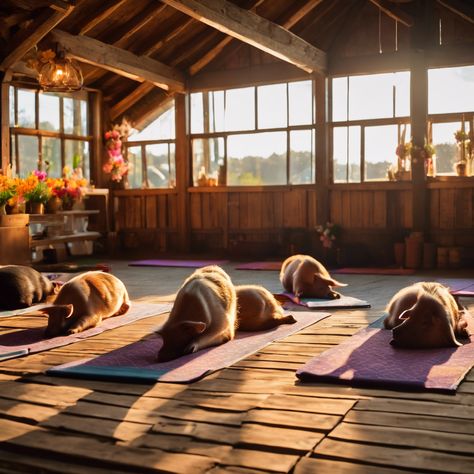 Piggy Yoga: Happy Pigs Find Peace Through Animal Yoga

#animalwelfare #PiggyYoga Animal Yoga, Happy Pig, Farm Sanctuary, Yoga Times, Health Technology, Animal Sanctuary, Find Peace, Usa News, Animal Welfare