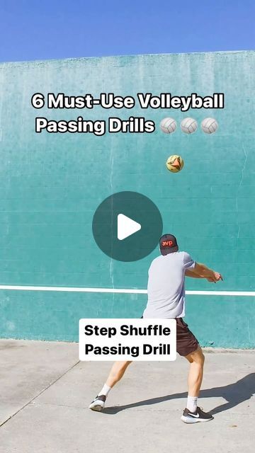 Wall Volleyball - Volleyball Drills & Tips on Instagram: "Want to become a better passer??? 🏐🏐🏐 These 6️⃣ volleyball passing drills will allow you to work on becoming a well-rounded passer. All you need is a ball and a wall to work on your game!  1️⃣ Step Shuffle Volleyball Passing Drill: This drill will help you lock in on your footwork and making sure that you get your body behind every pass.   2️⃣ Hard-Driven Platform Passing Volleyball Drill: Learn how to absorb the power of the ball and control your passes on a hard-driven ball.   3️⃣ Serve Receive Volleyball Passing Drill: With this passing drill, you can get plenty of quality repetitions simulating a serve receive pass.   4️⃣ Turn and Pass Volleyball Drill: Whether it is off a scramble play, a peel dig in beach volleyball, etc., Volleyball Serve Receive Drills, Serve Receive Drills Volleyball, Passing Volleyball, Volleyball Passing, Volleyball Passing Drills, Volleyball Serve, Passing Drills, Volleyball Drills, Beach Volleyball