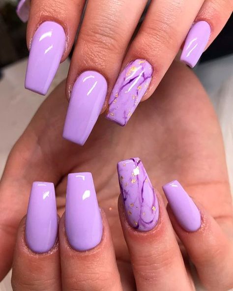 .   . Ongles Gel Violet, Light Purple Nails, Purple Nail Art, Lilac Nails, Purple Acrylic Nails, Lavender Nails, Colorful Nails, Purple Nail, Cute Acrylic Nail Designs