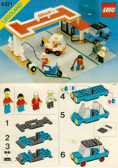 Old LEGO® Instructions | letsbuilditagain.com Lego Penguin, Lego Creations Instructions, Old Lego Sets, Lego Blueprint, Lego Basic, Lego City Sets, Lego Club, Manual Design, Lego Diy