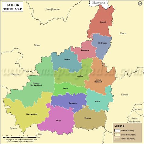 Get Tehsil Map of Jaipur, highlights the name and location of all the tehsils in Jaipur District, Rajasthan. Jaipur Map, India Map, Illustrated Map, Morning Quotes, Geography, Jaipur, World Map, Highlights, Map