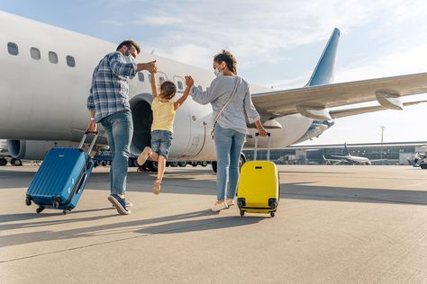 Experts Share Their Best Tips for Traveling Alone With Small Kids Cheap Flight Tickets, Flight Ticket, Travel Companies, Cheap Flights, American Airlines, Dubrovnik, British Museum, Holiday Destinations, Travel Agency