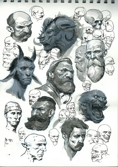 ArtStation - random acrylic sketches, johan grenier Pixie Sketch, Johan Grenier, Anime Character Design References, Acrylic Sketch, Random Sketches, Character Design Sketches, 다크 판타지, 캐릭터 드로잉, Character Sketches