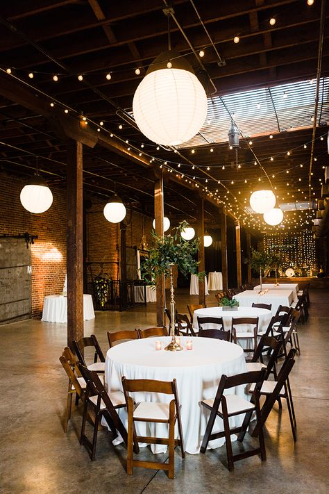 Rustic Industrial Warehouse Wedding Reception    #wedding #weddings #weddingday #realweddings #weddingideas #southernwedding #greenery #industrialwedding #industrial #warehouse #weddingreception #reception Hangar Wedding Reception, Industrial Party Decor, Warehouse Party Decor, Hamburger Wedding, Warehouse Wedding Decorations, Warehouse Wedding Reception, Warehouse Reception, Warehouse Party, Shed Wedding