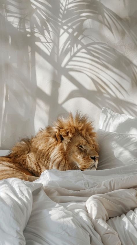 Animal bed furniture wildlife. | Free Photo - rawpixel Wild Animal Aesthetic, Lion Aesthetic Wallpaper, Cool Animal Wallpapers, Animal Backgrounds Wallpapers, Wallpaper Iphone Animals, Image Of Lion, Lion Aesthetic, Lion Wallpapers, Wallpaper Lion