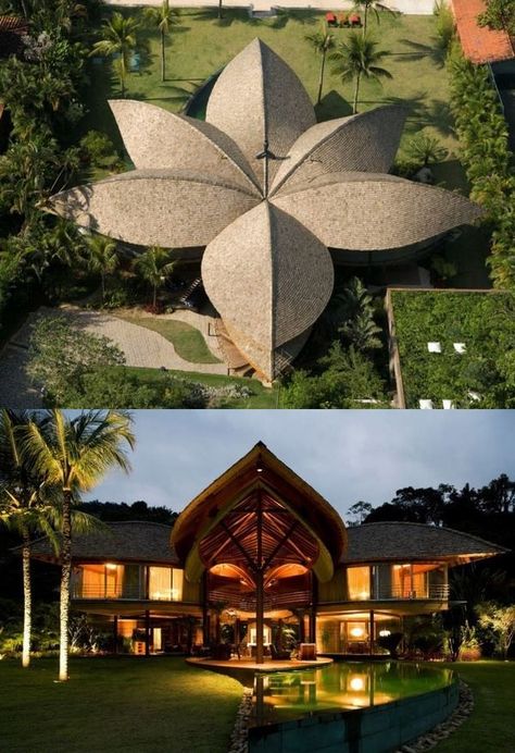 Unique Buildings Architecture, Biomimicry Architecture, Building Green, Knot Hairstyles, Architecture Residential, House Images, House Image, Stairway Lighting, Fancy Top