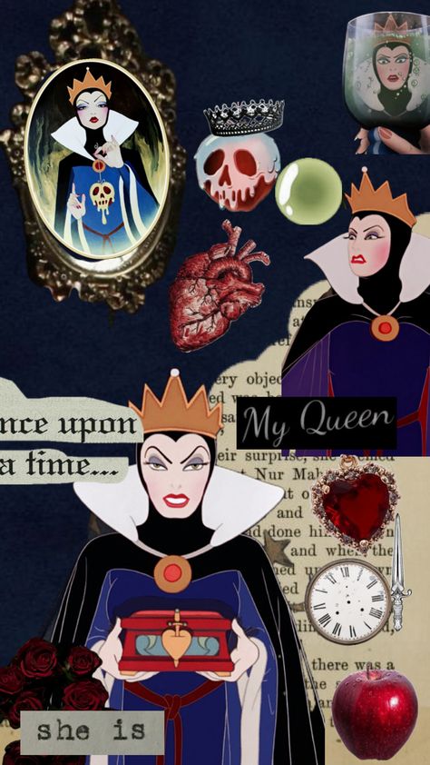 #disney #snowwhite #evilqueen #villians #apple Apples Never Fall, Disney Movie Art, Disney Evil Queen, Snow White Evil Queen, Evil Disney, The Evil Queen, Queens Wallpaper, Disney Background, Disney Collage