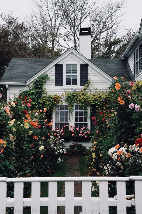 UH-MAZING! Adding On To The Back Of The House, Juniper Landscaping, Dream Homestead, Tudor Cottage, Storybook Homes, Side Yards, Cottage Shabby Chic, White Picket Fence, Decor Studio