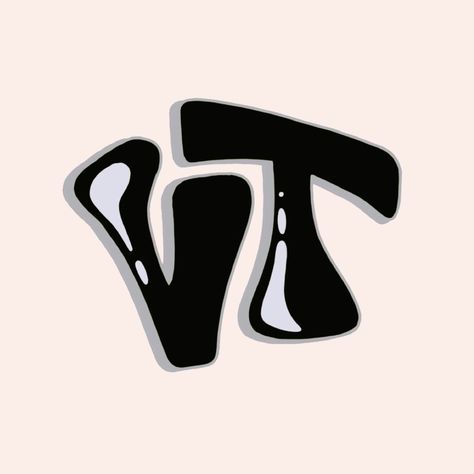 not my vt design ios14 app icon Vt Logo, Logo Pink, Ni Idea, Pink Vibes, Aesthetic Icon, Logo Ideas, App Icon, Retail Logos, ? Logo