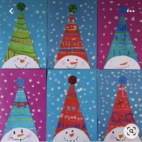 Winter Crafts Preschool, Christmas Art For Kids, Winter Art Lesson, Christmas Art Projects, Winter Art Projects, Christmas Kindergarten, Christmas Arts And Crafts, Christmas School, Winter Crafts For Kids