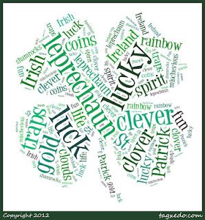 St. Patrick's Day word clouds! Poema Visual, Technology Websites, Word Cloud Art, Word Clouds, Tag Cloud, 4th Grade Writing, Technology Lessons, Theme Days, Cloud Art