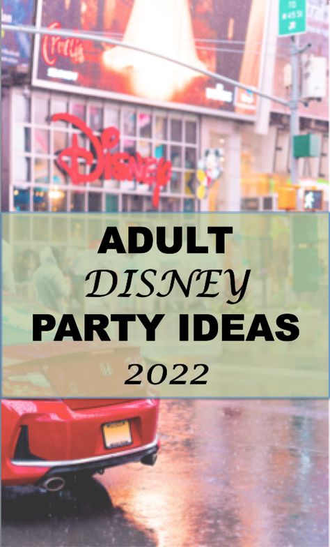 Disney Themed 18th Birthday Party, Disney Dinner Party For Adults, Disney Themed Food For Party, Disney Party Ideas Decorations Diy, Disney Tea Party Ideas, Disney Themed 40th Birthday, Disney 50th Birthday Party Ideas, Disney Theme 30th Birthday, Disney Character Party Ideas