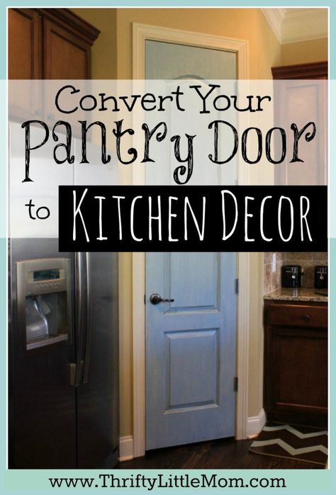 Door To Kitchen, Pantry Door Decor, Painted Pantry Doors, Painted Pantry, Kitchen Pantry Doors, Pantry Remodel, Diy Pantry, Small Pantry, Pantry Door