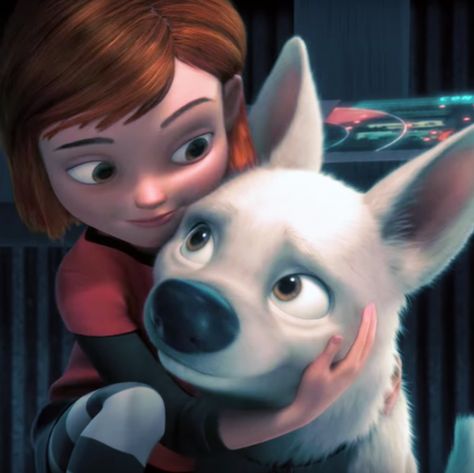 Famous Dogs from Movies - Bolt in “Bolt” Bolt Fanart, Bolt And Penny, Bolt The Dog, Bolt Cartoon, Bolt Aesthetic, Penny Bolt, Bolt Movie, Bolt Wallpaper, Disney Bolt