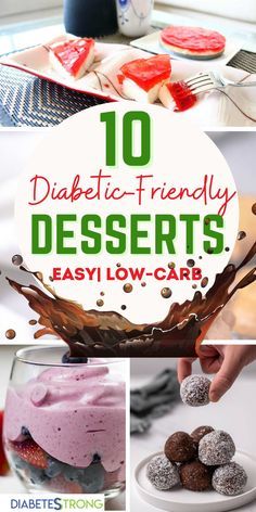 Sugar Free Desserts Easy, Low Sugar Desserts, Sugar Free Baking, Sugar Free Recipes Desserts, Breakfast Low Carb, Recipes For Diabetics, Desserts Keto, Healthy Recipes For Diabetics, Low Carb Low Sugar