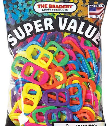 The Beadery Pop Tabs Neon Multi | JOANN Candy Pastel, Diy Kandi Bracelets, Soda Tabs, Plastic Pop, Diy Kandi, Pop Tabs, Kandi Cuff, Kandi Patterns, Kandi Bracelets