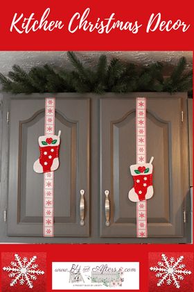 Kitchen Cupboard Christmas Decor 2 - B4 and Afters Cupboard Christmas Decor, Scrabble Christmas Ornaments, Scrabble Christmas, Cupboard Decor, Christmas Bathroom Decor, Creative Christmas Trees, Felt Christmas Decorations, Christmas Kitchen Decor, Christmas Projects Diy