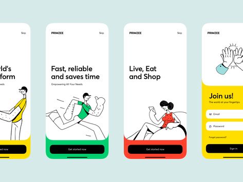 Onboarding Screen, Mobil Design, Ui Ux 디자인, Desain Ui, Food Delivery App, Mobile App Design Inspiration, 카드 디자�인, Delivery App, App Design Inspiration