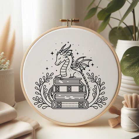 Books Embroidery, Hand Embroidery Projects, Embroidery Patterns Free, Hand Embroidery Pattern, Hand Embroidery Art, Hand Embroidery Patterns, Craft Time, Embroidery Inspiration, Hoop Art