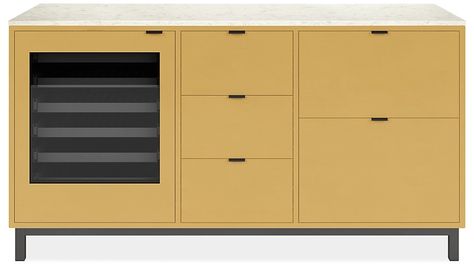 Copenhagen Storage Cabinets with Refrigerator - Modern Storage and Entryway Furniture - Room & Board Cabinets With Refrigerator, Double Fridge, True Residential, Refrigerator Dimensions, Fridge Cabinet, Honed Granite, Entryway Cabinet, Modern Storage Cabinet, Home Decor Shelves