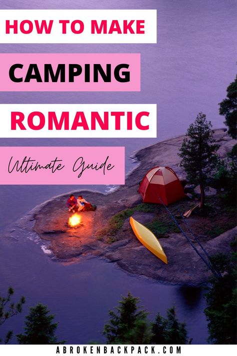 Searching for romantic camping trip ideas? Discover our tips to help you create the perfect romantic atmosphere when camping. We'll help you surprise your partner. Click the pin to learn more. Camping Dates Romantic, Couple Camping Ideas, Romantic Camping For Two, Couples Camping Romantic, Romantic Camping Ideas, Camping Trip Ideas, Camping Date, Couple Camping, Couples Camping