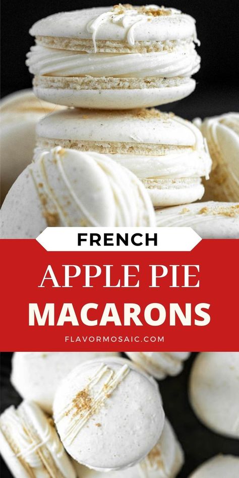 Pumpkin Spice French Macarons, Apple Cinnamon Macarons, Apple Pie Macarons Recipe, Carmel Apple Macarons, Fall Flavored French Macarons, Christmas French Macarons, Candy Corn Macarons, Pecan Pie Macarons, Thanksgiving Macaroons