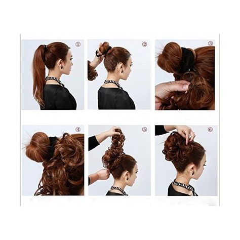 0 Diy Hair Pieces, Diy Ponytail, Diy Updo, Synthetic Curly Hair, Curly Bun Hairstyles, Bun Hair Piece, Chignon Hair, Hairpieces For Women, Clip In Ponytail