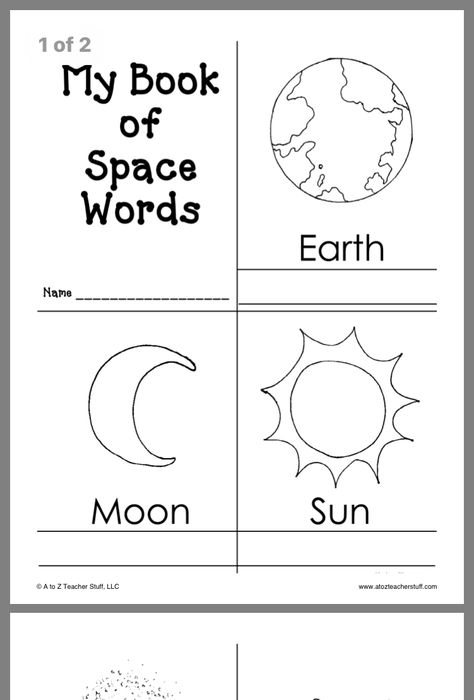 Space Worksheets For Preschool, Space Activities Preschool, Space Worksheets, Kindergarten Space, Rainbow Preschool, Planets Activities, Solar System Worksheets, Space Theme Preschool, Science Experience