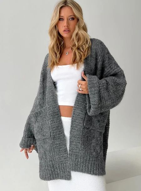 Search Results Comfy Cardigan, Chunky Cable Knit Sweater, Cable Knit Sweater Cardigan, Oversized Sweater Cardigan, Crochet Clothing, Fleece Dress, Cardigan Outfits, Outerwear Outfit, Aesthetic Pics