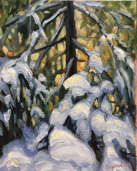 Small Canadian Landscape Paintings - CANADIAN LANDSCAPE ARTIST Winter Acrylic Paintings, Student Inspiration, Mary Pratt, Snow Clouds, Canadian Landscape, Old Toronto, Algonquin Park, Art Student, Autumn Drives