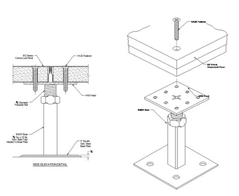 Elevation of raised floor system detail of pedestal detail dwg file - Cadbull Raised Floor Detail Drawing, Flooring Detail Drawing, Raised Architecture, Raised Floor Detail, Floor Detail, Catwalk Design, Landscape Architecture Diagram, Raised Floor, Pergola Plans Design