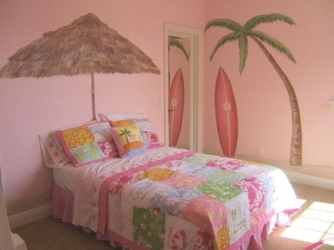 beach summer barbie y2k aesthetic Beachy Girly Bedroom, Coconut Girl Aesthetic Room, Tropical Core, Coconut Dream, Barbie Summer, Malibu Barbie, Coconut Girl, House Room, Cozy Room