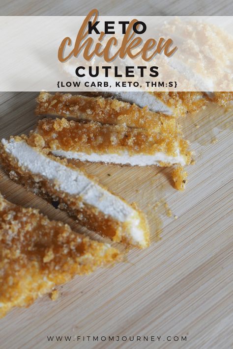 Keto Chicken Cutlets (Air Fryer Version Included) - Fit Mom Journey Keto Chicken Cutlets, Chicken Cutlets Air Fryer, Chicken Cutlet Recipes, Chicken Cutlet, Chicken With Italian Seasoning, Blackened Chicken, Cutlets Recipes, Mama Recipe, Trim Healthy Mama Recipes