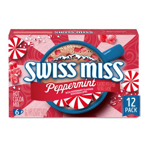 Hot Cocoa Drink, Flavored Marshmallows, Peppermint Hot Cocoa, Cocoa Drink, Peppermint Marshmallows, Hot Cocoa Mix, Swiss Miss, Peppermint Hot Chocolate, White Hot Chocolate