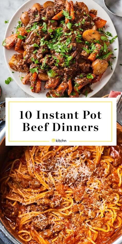 Eye Of Round Recipes, Pasta And Ground Beef Recipes, Instant Pot Dinner Ideas, Pasta And Ground Beef, Instant Pot Beef Recipes, Instant Pot Dinner, Instant Pot Pasta, Eye Of Round, Beef Recipe Instant Pot