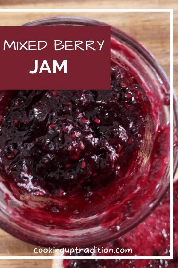 A homemade jam with a mix of blueberries, strawberries, and raspberries, no pectin added. This jam is easy to prepare  and makes great gifts! Click for the recipe! #mixedberryjam #homemadejams #homemadeberryjam Mixed Berry Preserves, Mixed Berry Jam No Pectin, Making Jam With Frozen Berries, Seedless Blackberry Jam With Pectin, Mixed Berry Jam, Vegan Sauce Recipes, Canning Fruit, Berry Jam, Blueberry Jam